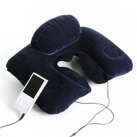 Air Pillow/Inflatable Neck Pillow, Made of PVC Material, Customized Designs Welcomed