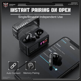ONIKUMA TX602 Gaming-Ohrhörer mit drei Modi, geringer Latenz, kabellos, ANC, ENC, Bluetooth 5.3, CE FCC-zertifiziert, In-Ear