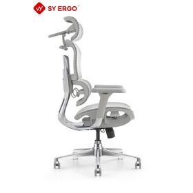 Chaise de Bureau Exécutive Durable en Maille à Dossier Haut avec Soutien Lombaire Amélioré, Certifiée BIFMA pour le Mobilier de Bureau