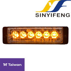 LED Light Head, SAE J595 Class I/E6-approved; LED surface mount