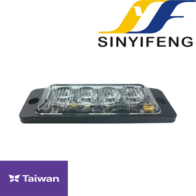 LED Light Head, SAE J595 Class I/E6-approved, mini surface mount