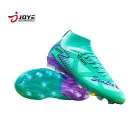 Newly style Professional Soccer Shoes High Quality Long Spike Cleats Spring Sports Training TPU Mesh Insole Customizable