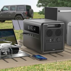 Tout en une maison en plein air multifonctionnel 2kw système d'énergie solaire générateur lifepo4 2000w portable power station pour le camping