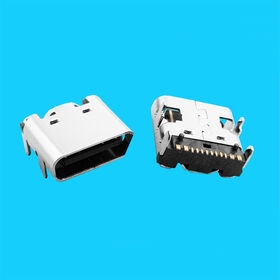 USB-Buchse C Typ 24p Metall fuß 1,1mm Diele ktrizitäts spannung: AC 100V für 1Minuts