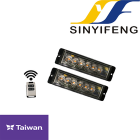 Wireless LED Light Head, SAE J595 Class I/E6-approved; LED surface mount