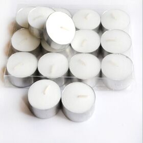 Lilin Tealight Putih Elegan untuk Pernikahan dan Acara Spesial - Lilin Dekoratif untuk Perayaan