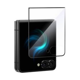 Protecteur d'écran anti-rayures en verre trempé de qualité supérieure 2.5D pour Samsung Flip 7 / Flip 8