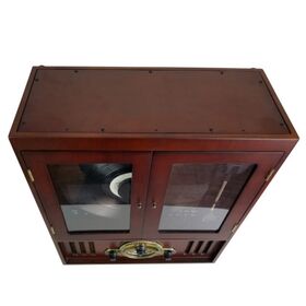 Mejor venta de fábrica de salida reproductor de tocadiscos de audio de diseño vintage tocadiscos y tocadiscos de vinilo LP y gramófono