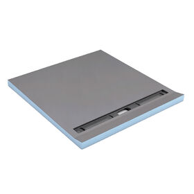 STRUX Flush-to-Floor Linear Shower Tray for Timber Floors -Waterproof XPS Wetroom Shower Base with Integrated Drainage