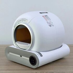 Nova chegada Elétrica Inteligente Automático Gato Banheiro Móveis Robô Auto Inteligente Auto Limpeza Gato Pequena Caixa