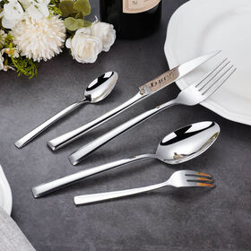 High Quality Knife Spoon Fork Restaurant Kitchen Wedding Stainless Steel Silverware Cutlery Set Cubiertos Elegantes