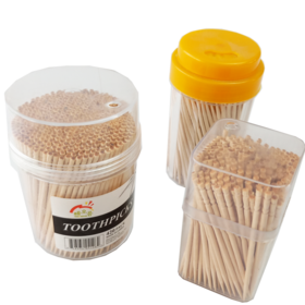 FSC Certified Bamboo Toothpick 1000 Count Cuidado bucal ecológico para adultos y niños Madera sostenible