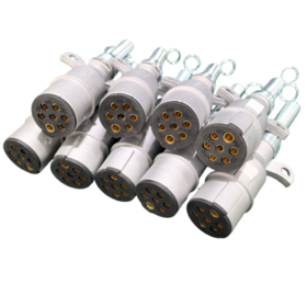 Fabricant Usine Connecteur Femelle 7 Broches en Alliage de Zinc 24V pour Remorque de Camion