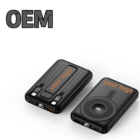 2026 Trending OEM suporte Portátil magro PD 22.5W Rápido Carregamento Banco De Potência 10000mAh Sem Fio Banco De Potência Magnética telefone móvel