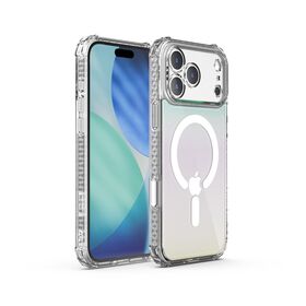 Capa Protetora Transparente Anti-Amarelamento com Proteção 360° e Resistência a Quedas de 6M, Magnética para iPhone 18 Pro Max/17 Pro Max