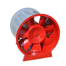 Hot sales industrial ventilation bifurcated fan axial flow fan air extractor for HVAC