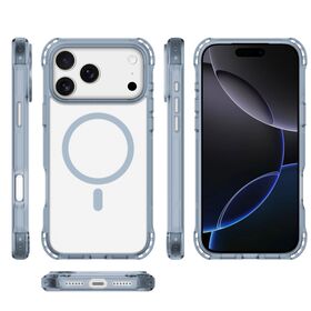 Casos híbridos al por mayor durables nuevamente del estilo para la caja del teléfono de la PC del iPhone TPU para el botón del metal del iPhone 17