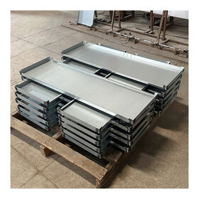 Forno resistente ao calor personalizado Bandeja malha segura Cnc Bending Stamping Fabrication Services Componentes chapa metálica