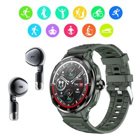 OEM/Wholesale 2-in-1 Smartwatch with Wireless Earbuds ,2.01'' HD Display, Health Tracker, TWS Bluetooth 5.0,Smartwatch with Earbud