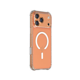 Capa Protetora Transparente Anti-Amarelamento com Proteção contra Quedas de 6M e Proteção de Impacto 360°, Magnética para iPhone 18 Pro/17 Pro