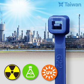Cable Ties, TEFZEL, Excellent Chemical & Gamma Radiation Resistant, Tensile Strength 18 -100 LB-F (80 - 445 N), Self-Locking