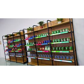P 1,25 Regal montage LED-Display, langlebiges Material hoch auflösende Visuals perfekt für Supermarkt-Produkt werbung