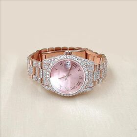 Standard Quality Luxury Unisex Watch Collection 41mm VVS Clarity Moissanite Diamond Quartz Movement Watches