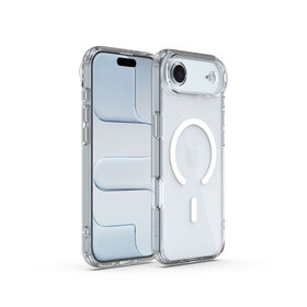 X-ONE Magnetische Hülle für iPhone 17 Air, 6M Fallhöhe, 360° Schutz, Transparent Klar, Anti-Gelb, Stoßschutz