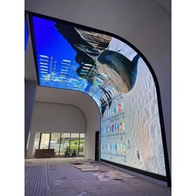 Layar LED Fleksibel P3 Indoor Rental, Sudut Pandang Lebar, Perakitan Cepat, Desain Anti-Tabrakan