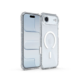 Coque de Protection Transparente Anti-Jaunissement Anti-Choc avec Paillettes, Protection contre les Chutes de 6M, Magnétique pour iPhone 17 Air