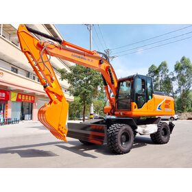 Brand New LoONKING Escavadeira 15 Ton Roda Escavadeira CDM6150W Sistema Hidráulico