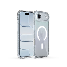 X-ONE Drop Height 6M 360 Protection Transparent Hologram Anti Yellow Impact Protection Case Magnetic for iPhone 17 Air