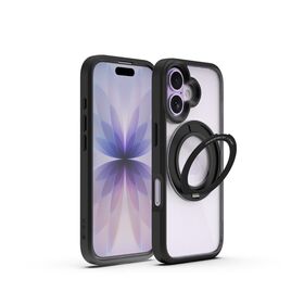 X-ONE Hülle mit 6M Fallschutz, 360° Schutz mit Gripstand, Klare Aufprallschutzhülle Dropguard 2S für iPhone 17