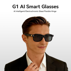 Lunettes Intelligentes IA 2026 avec Caméra HD et Bluetooth 5.3, Traduction IA en Temps Réel, Appels Fluides, Certifié CE
