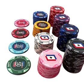 Set Chip Poker Keramik Berkualitas Casino Tahan Lama untuk Turnamen Poker & Amal