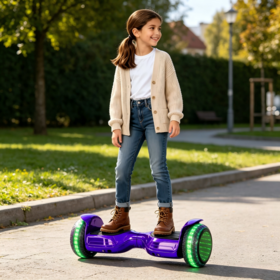 Hoverboard Pabrik Terlaris dengan Sertifikasi Paten Roda LED, Skuter Listrik Tahan Lama untuk Bermain di Luar Ruangan
