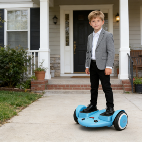 Original Selbst ausgleichs roller für Kinder mit RGB-LED-Licht rädern, langlebig und Anti-Tip-Elektro-Hover-Skateboard für Kinder Spielen