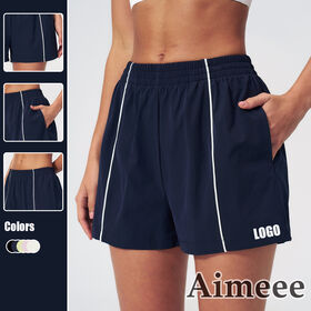 Activewear High Waisted Sweat Pants Running Sports Shorts for Women