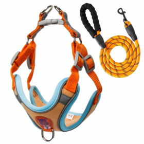 Adjustable Pet Harness Leash Dog Walking Rope Supplies for Small and Medium Dogs Vest Style Wholesale