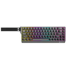 Keyboard Gaming KY-MK68YX USB Magnetic Switch, Perangkat Lunak Web, Desain Pita Personalisasi & Sakelar OUTEMU White Jade yang Dapat Ditukar