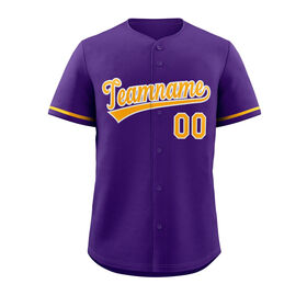 Men's Custom Embroidered Print Baseball Jersey Full Button Design Team Uniform T-shirt Plus Size Breathable