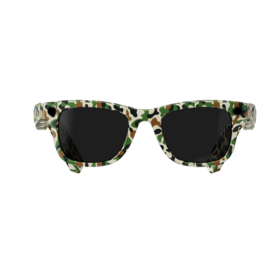 Gafas Inteligentes con Cámara 8MP y IA en Verde/Camuflaje, Batería Grande de 410mAh, Asistente de Voz