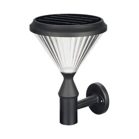 IP65 Waterproof Solar Wall Lamp 3000K Warm White LED Courtyard Lighting Energy Efficient Outdoor Fixture