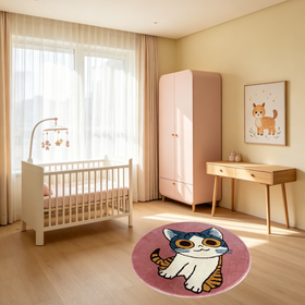 Tapete bonito macio macio para o quarto do berçário do bebê