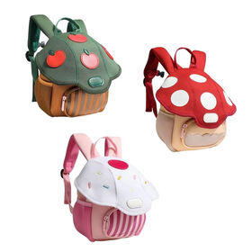 Ultra Cute Kids Mushroom Backpack, Cute Cartoon Mini Backpack Little for Kids 2-6 Years