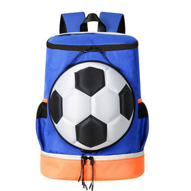 Backpack Kids Casual Denim Football Basketball Storage Bag Multifunctional Large Capacity Sports Outdoor Training Equipment