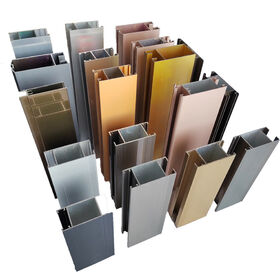 China Manufacturer Aluminum Extrusion Window Profile for Glass Sliding Door Durable High Strength Customizable Top