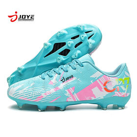 Venta al por mayor de gama alta personalizado AG largo perno zapatos de fútbol-Unisex, tracción superior, profesional partidos y entrenamiento zapatos de fútbol