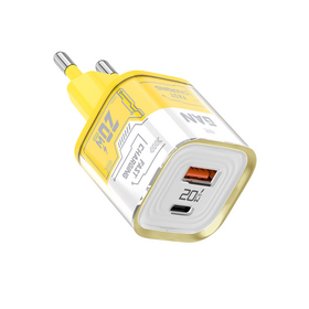 شاحن سريع تايب سي PD 3.0 بقوة 20 واط بالجملة، مادة مقاومة للحريق، شاحن سريع USB-C PD مع قابس UK/EU/US