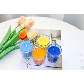 Bougie parfumée exquise avec des mélanges uniques pour l'ambiance à la maison